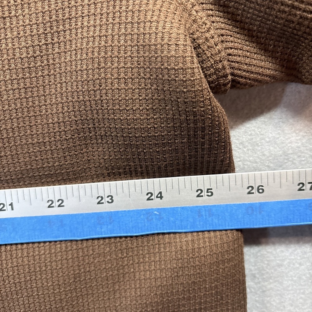 BC Clothing Heritage Men Sweatshirt XXL 2XL Brown Sherpa Quarter Zip Pullover - Picture 4 of 7
